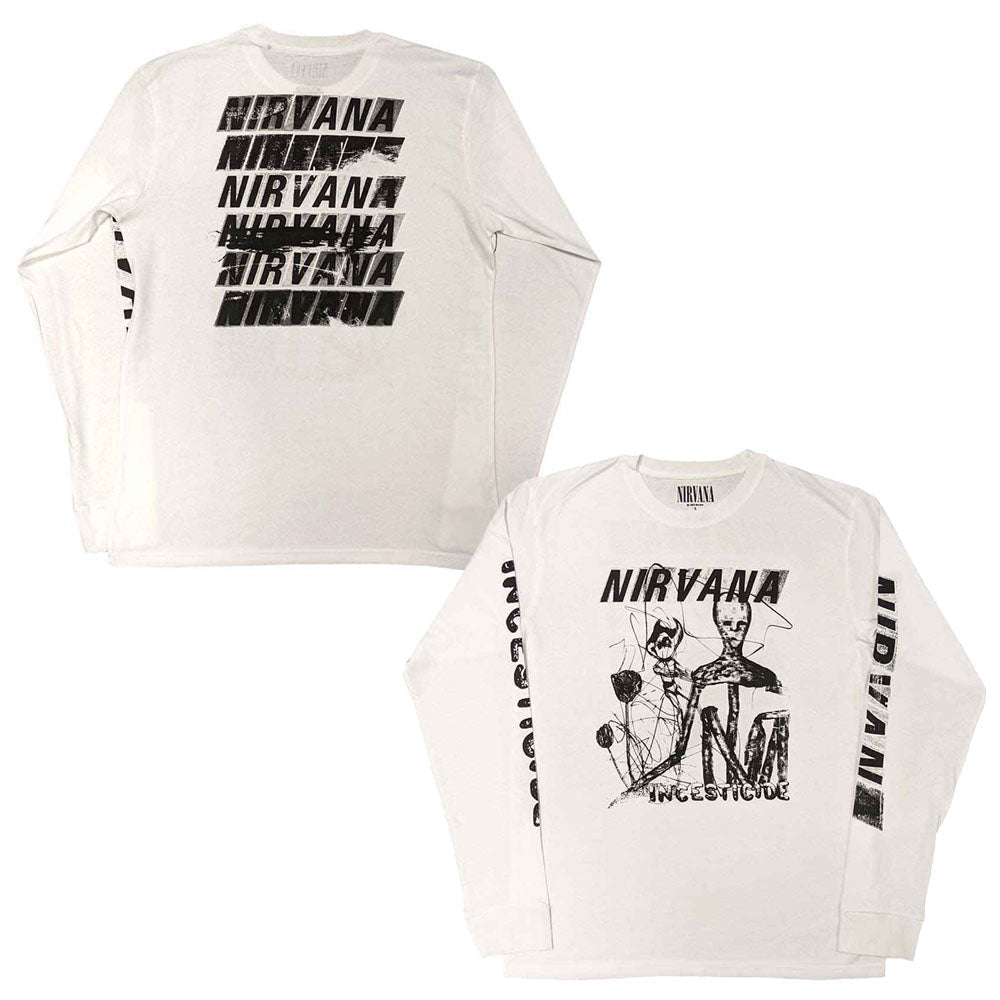 NIRVANA - (Nevermind 35周年 ) - Incesticide / バックプリントあり / 長袖 / アームプリントあり